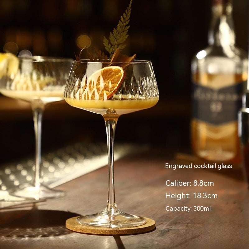 Engraved Cocktail Glass - Raydin