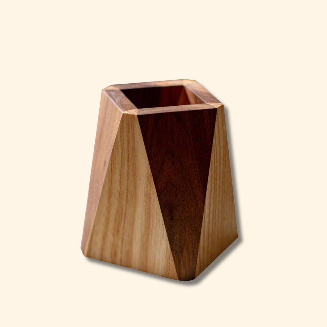 Wooden Pencil Holder