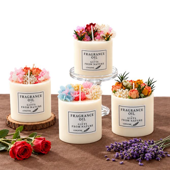 Mellow Flower Candle