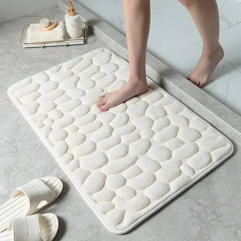 Coral Velvet Memory Foam Bath Mat - Raydin