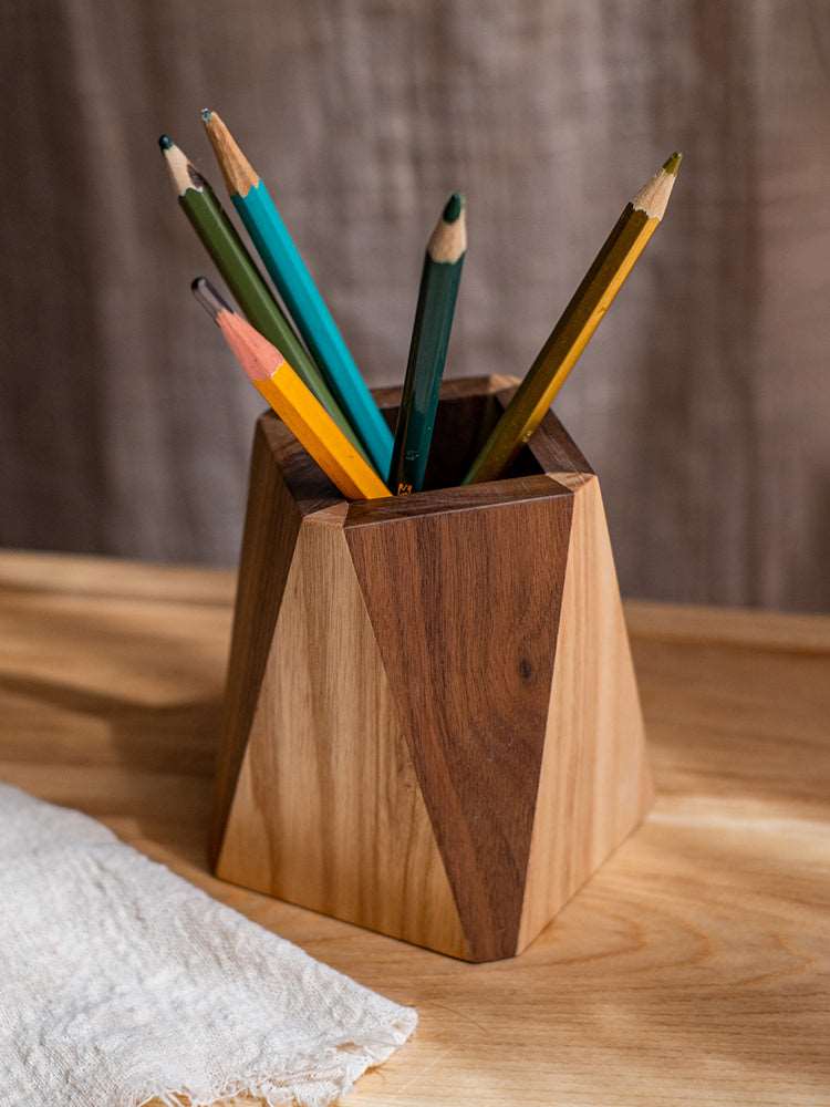 Wooden Pencil Holder - Raydin