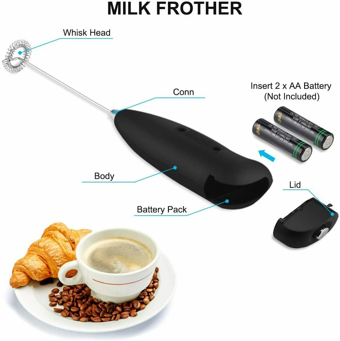 Electric Milk Frother - Raydin