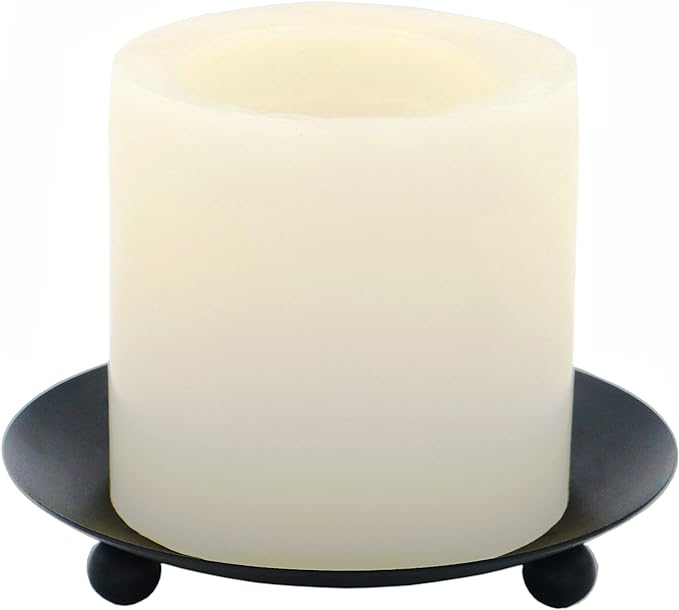 Iron Plate Candle Holder - Raydin