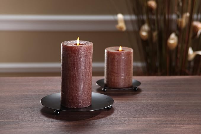 Iron Plate Candle Holder - Raydin