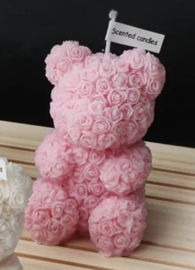 Rose Bear Aromatherapy Candle - Raydin