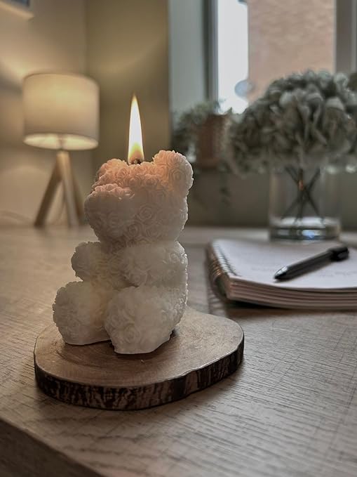 Rose Bear Aromatherapy Candle - Raydin