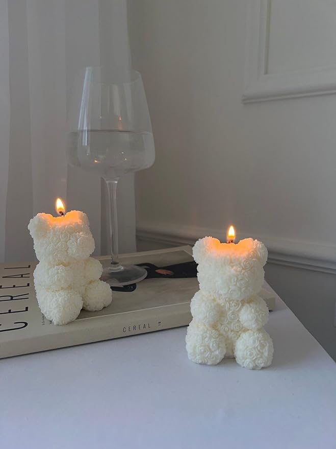 Rose Bear Aromatherapy Candle - Raydin